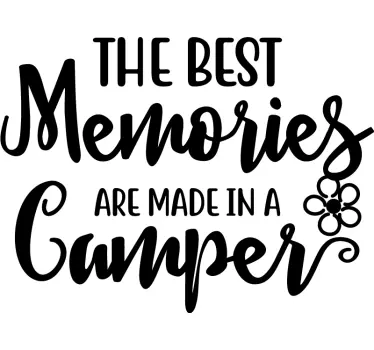 Drive a van campervan decal - TenStickers