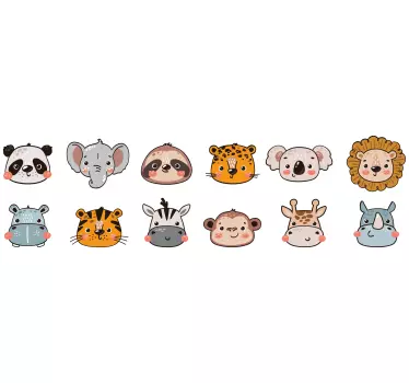 Animal air conditioner Sticker - TenStickers