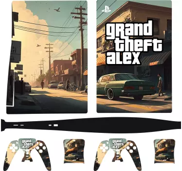 Grand Theft Auto (GTA)playstation decal - TenStickers