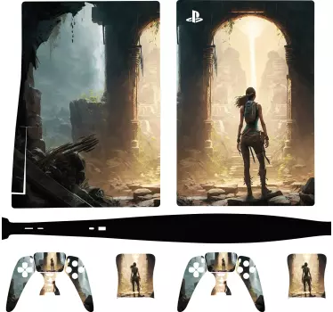 Tomb Explorer playstation decal - TenStickers