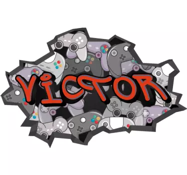 graffiti for gamers teenage wall decals - TenStickers