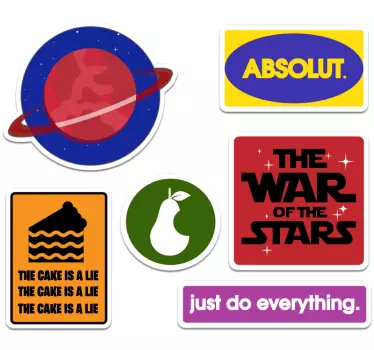 Sticker pack Laptop decal - TenStickers