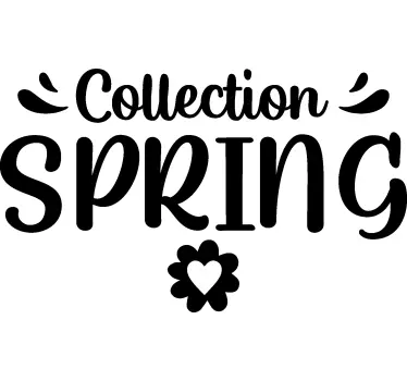 Spring collection Shop window decal - TenStickers