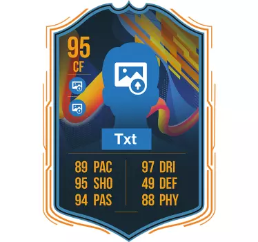 Heroes card football wall sticker - TenStickers