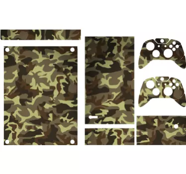 Battle camouflage xbox sticker - TenStickers