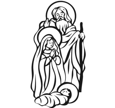 Bethlehem Wall Sticker - TenStickers