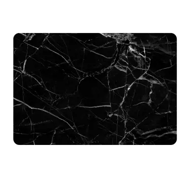 Black Crack Laptop Skin Sticker - TenStickers