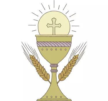 Communion chalice decal - TenStickers