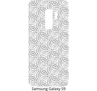 FLOWER PATTERN DETAIL Samsung stickers - TenStickers