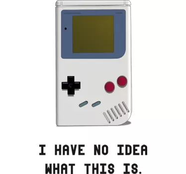 Game Boy Wall Sticker - TenStickers