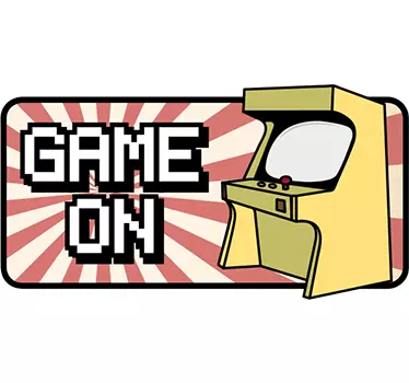 Game On Wall Sticker - TenStickers