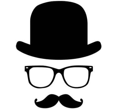 Gentleman Wall Sticker - TenStickers
