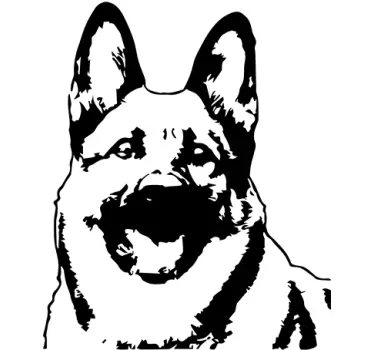 German Shepard Sticker - TenStickers
