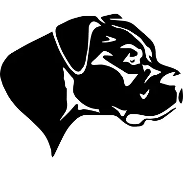 Great Dane Silhouette Wall Sticker - TenStickers