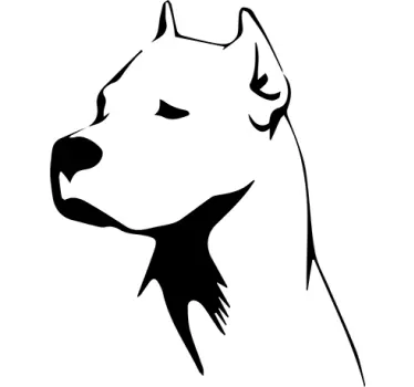Great Dane Wall Sticker - TenStickers