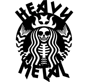 Heavy Metal Car Vehicle Sticker - TenStickers