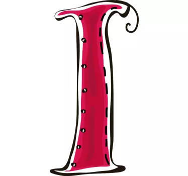Letter I Sticker - TenStickers