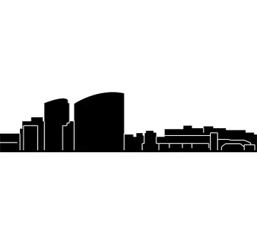 Limerick Ireland Skyline Sticker - TenStickers