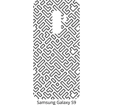 Maze Pattern Samsung stickers - TenStickers