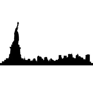 New York Skyline Decal - TenStickers