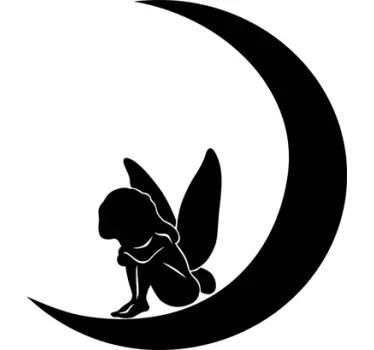 Night Fairy Wall Sticker - TenStickers