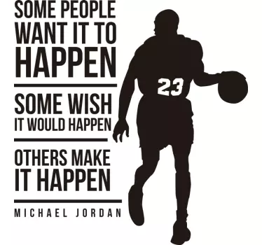 Others make it happen home text wall sticker - TenStickers