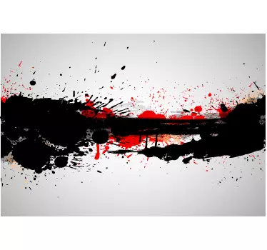 Paint Explosion Laptop Sticker - TenStickers
