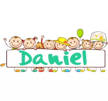 Personalised Name Baby Sticker - TenStickers