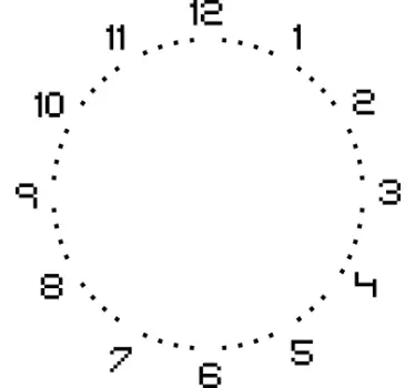 Pixel Clock Sticker - TenStickers