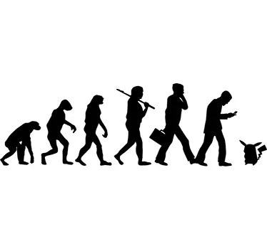 Pokémon Human Evolution Wall Sticker - TenStickers