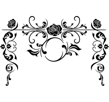 Rose Wall Sticker - TenStickers