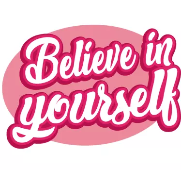 Samsung stickers have confidence in yourself - TenStickers