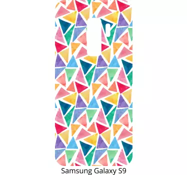 Samsung stickers lively triangular design - TenStickers