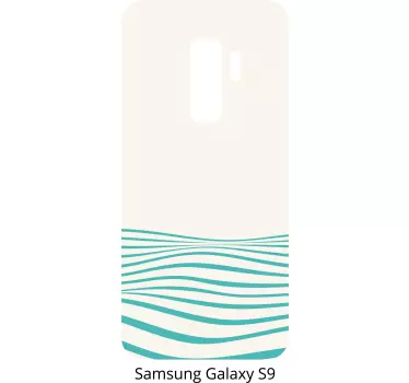 Samsung stickers wavy lines design - TenStickers
