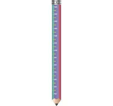 School Kid´s Height Chart Sticker - TenStickers