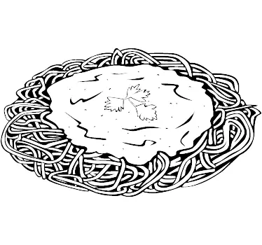 Spaghetti Decal - TenStickers