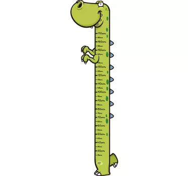 T- Rex Height Chart Wall Sticker - TenStickers