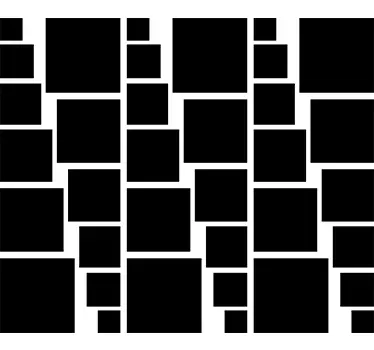 Tilted Squares Sticker - TenStickers