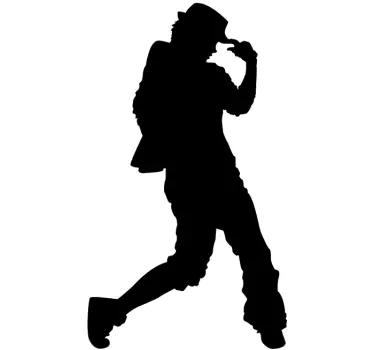 Urban Dancer Silhouette Sticker - TenStickers