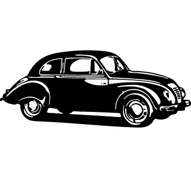 Vintage Turismo Car Sticker - TenStickers