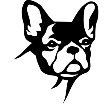 Watching Bulldog Wall STicker - TenStickers