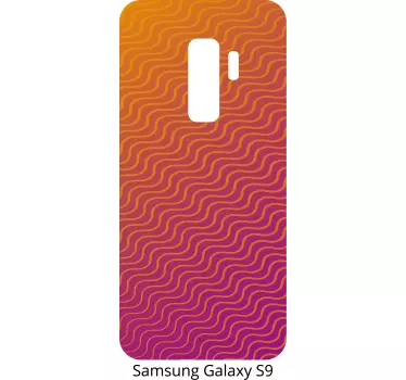 Wavy Color Pattern Samsung stickers - TenStickers