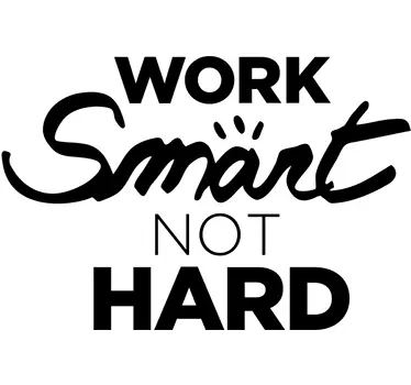 Work Smart Sticker - TenStickers