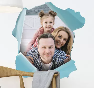 trompe l'oeil landscapes visual effects wall sticker - TenStickers