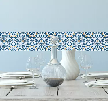 Portuguese Filigree Tile Sticker - TenStickers