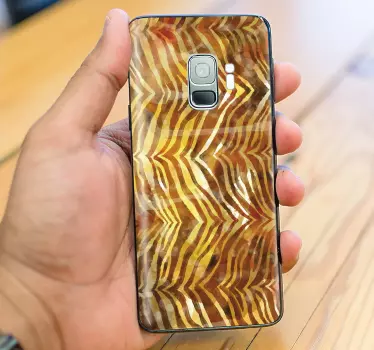 Abstract Striped Pattern Samsung stickers - TenStickers