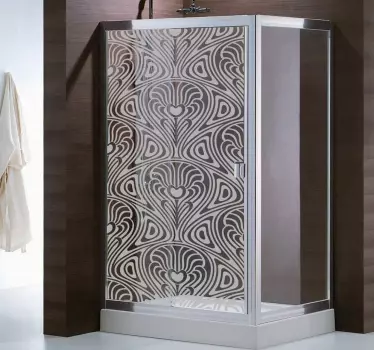 Art Nouveau Shower Sticker - TenStickers