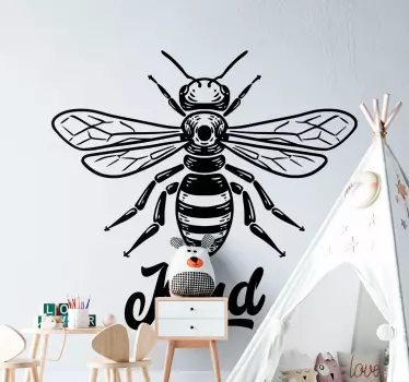 Bee kind decals for furniture - TenStickers