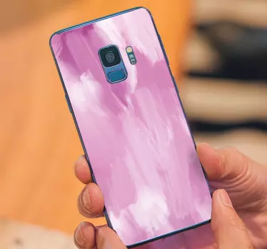 Blush Color Splash Samsung stickers - TenStickers