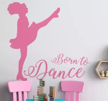 Born to dance Irish dance dance sticker - TenStickers